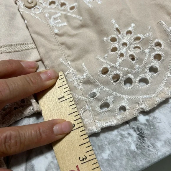 New Sam edelman MINI PUFF SLEEVE EYELET  size 16 - Picture 12 of 12